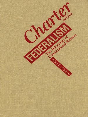 cover image of Charter versus Federalism